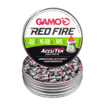 ,22 RED FIRE PELLETS POLY TIP