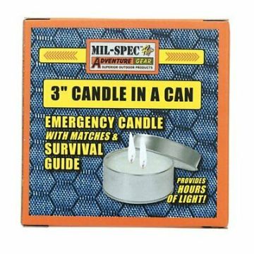 3" CANDLES IN A CAN