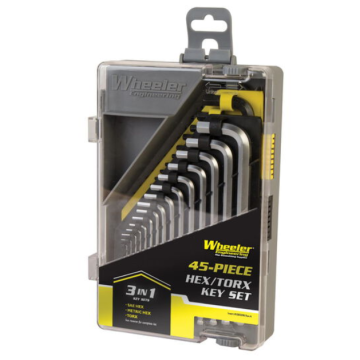 45 PIECE SAE/METRIC/HEX/TORQ