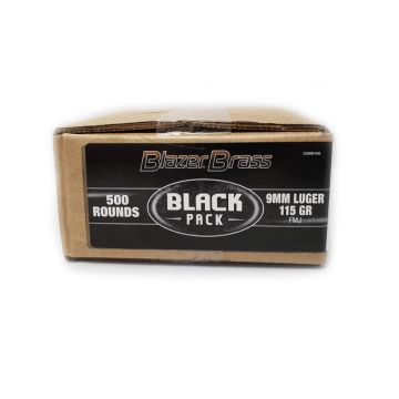 9MM 115GR BLAZER BRASS FMJ