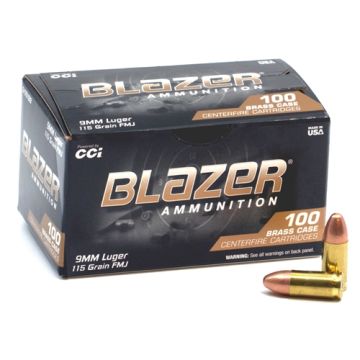 9MM 115GR BLAZER FMJ