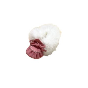 BABY MOCCASIN-FUR COLLAR