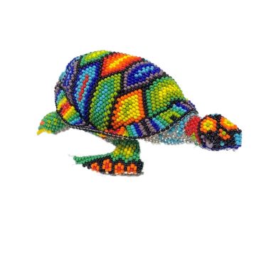BEADED TURTLE FIGURINE