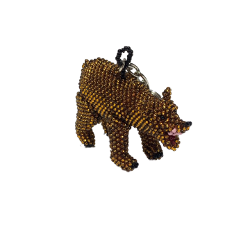 BROWN BEAR KEYCHAIN