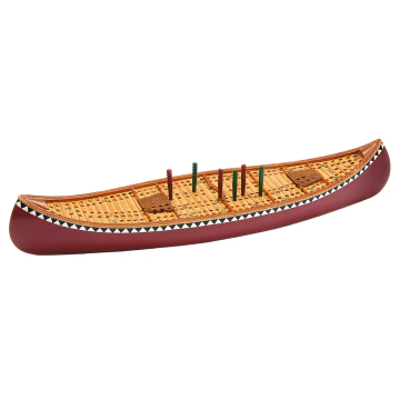 CANOE CRIBBAGE BOARD