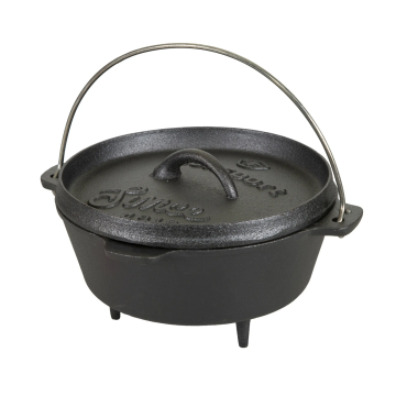CAST IRON DUTCH OVEN W/LEGS