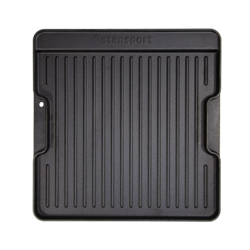 CAST IRON GRIDDLE W/GREASECATC
