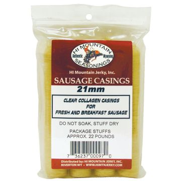 COLLAGEN SAUSAGE CASINGS 21MM