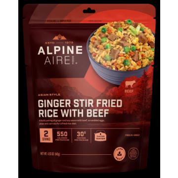 GINGER STIR FRIED RICE W/BEEF