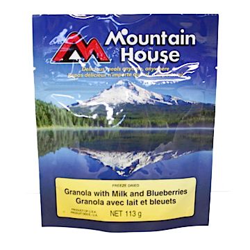 GRANOLA W/ BLUEBERRIES MILK