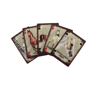 HORSE CARDS & DICE IN TIN