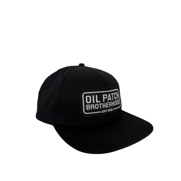 OPB BL FLAT BRIM -SNAP BACK
