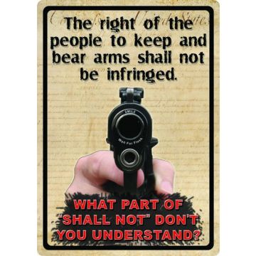 SIGN-RIGHT TO BEAR ARMS