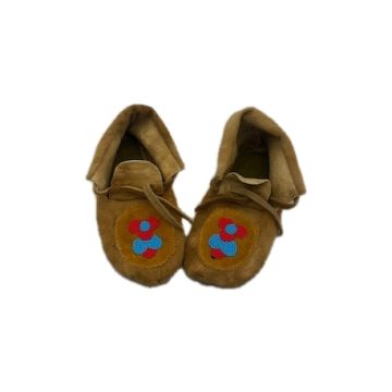 SLIPPERS- BLUE/ RED BERRIES