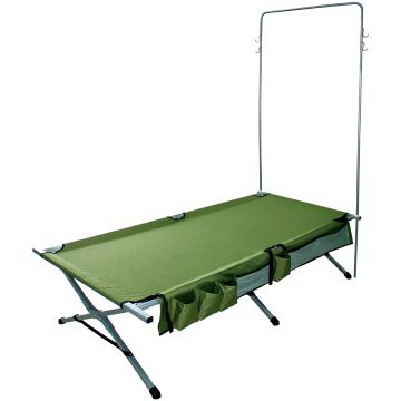 STEEL FRAME CAMP COT W/ TREE-D