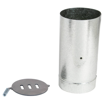 TENT STOVE SLEEVE/DAMPER- 10"