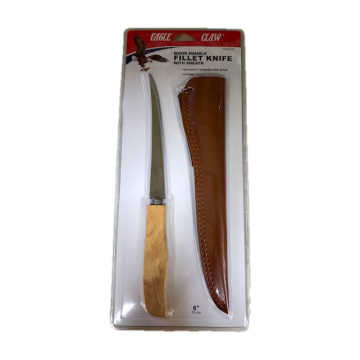 WOOD HANDLE FILLET KNIFE