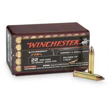 22WMR 30GR VARMINT V-MAX