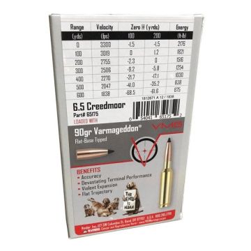 6.5CRM 90GR FB VARMAGEDDON
