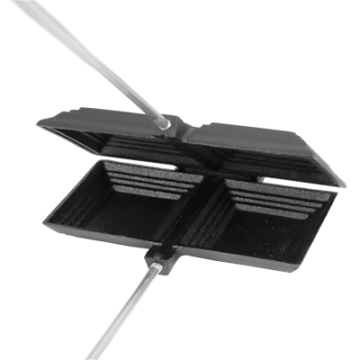 CAST IRON DOUBLE CAMP COOKER