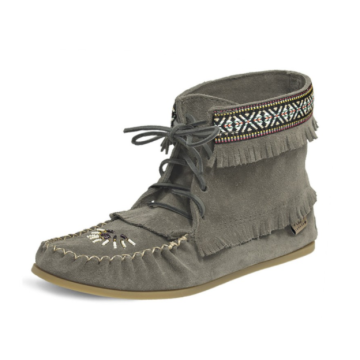 CONCHO, BEADED NAT GUM SOLE