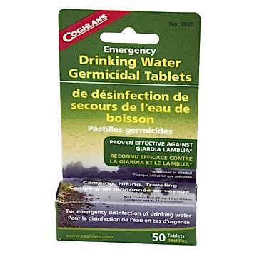 DRINKING WATER GERMICIDAL TABL