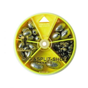 EGG & SPLIT SHOT SINKER ASSORT