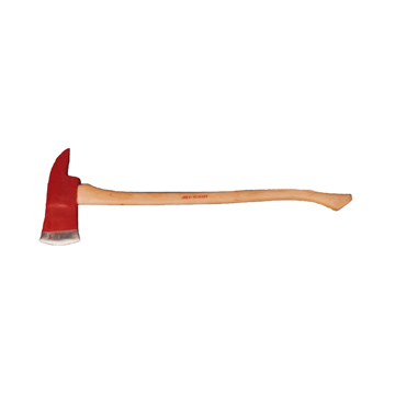 FIRE AXE/SPIKE -WOOD HANDLE