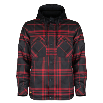 FLANNEL HOODIE JACKET-MENS