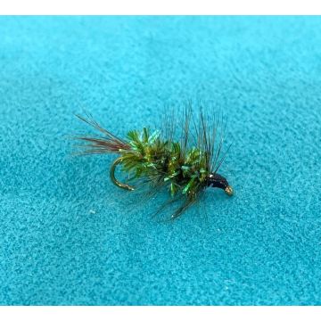 GREEN CADDIS HACKLE