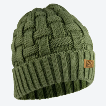 HEATED CABLE KNITTED BEANIE