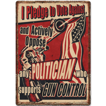 SIGN-POLITICIAN/GUN CONTROL