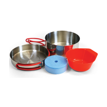 STAINLESS STEEL MESS KIT