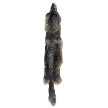 TANNED WOLF PELT- FANCY